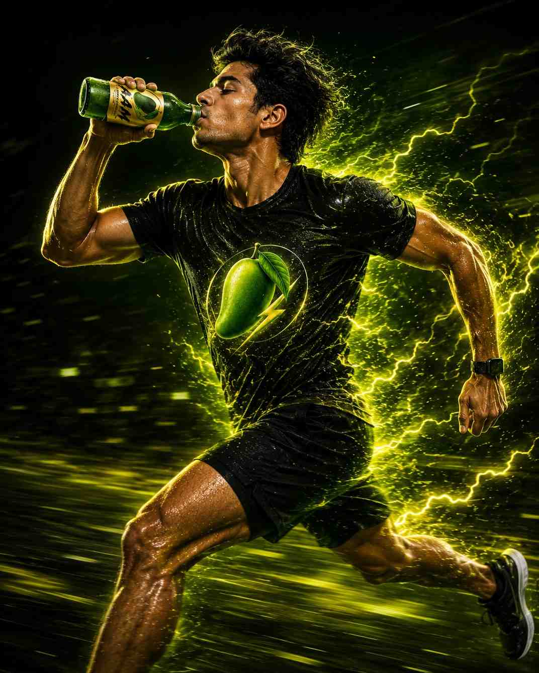 Refreshing Mango Energy Drink