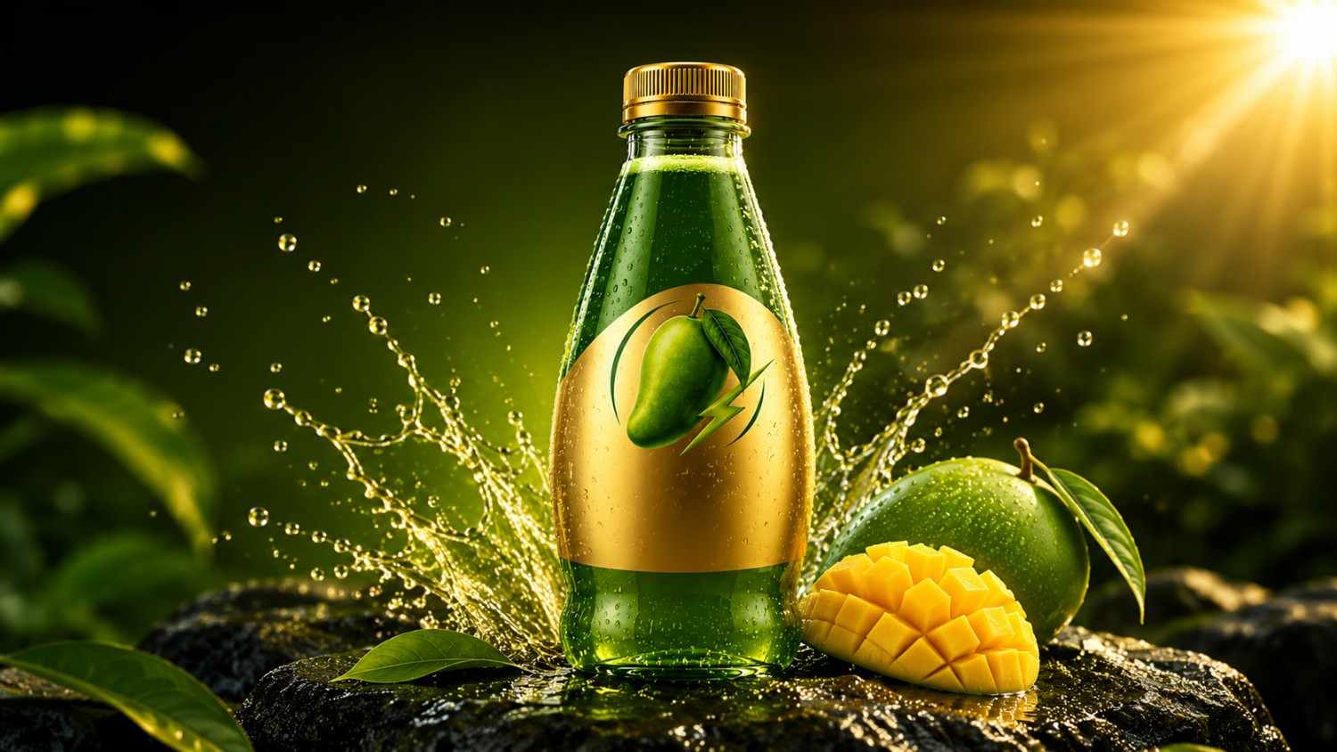 AAAM Natural Energy Drink Bottle