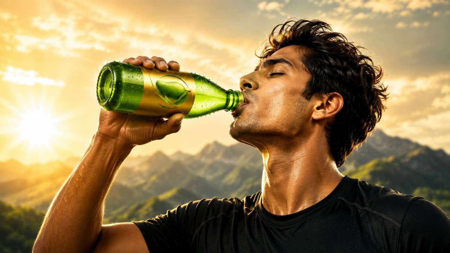 Fresh Energy Drink with Mango